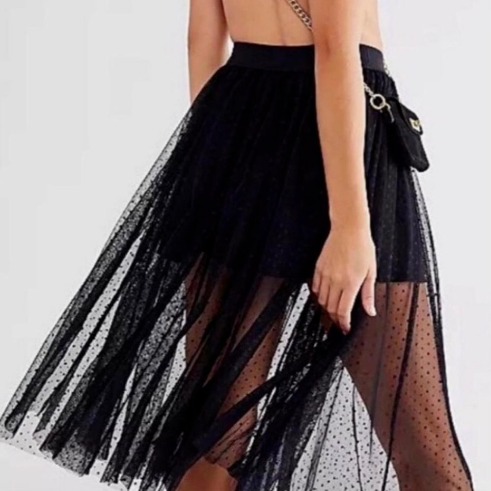 Free People Eden Tulle Skirt